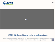 Tablet Screenshot of nafsa-solenoids.com